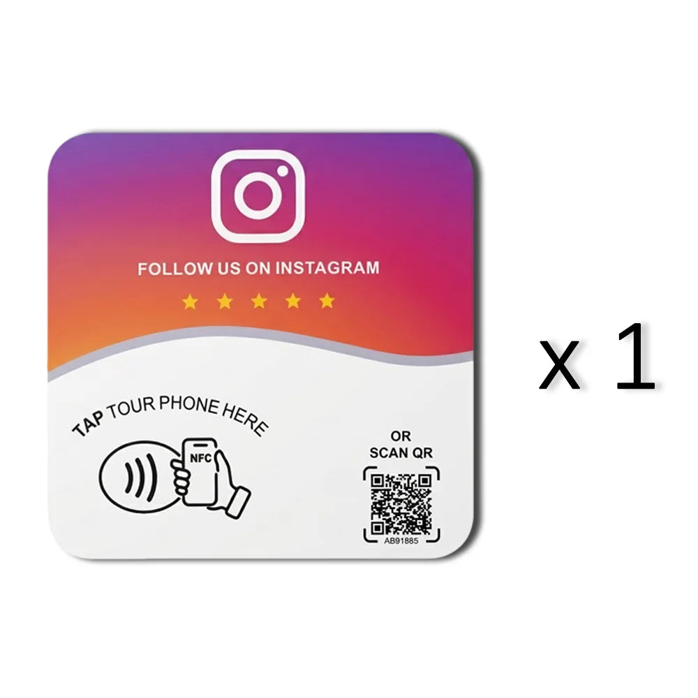 Social Media NFC Cards